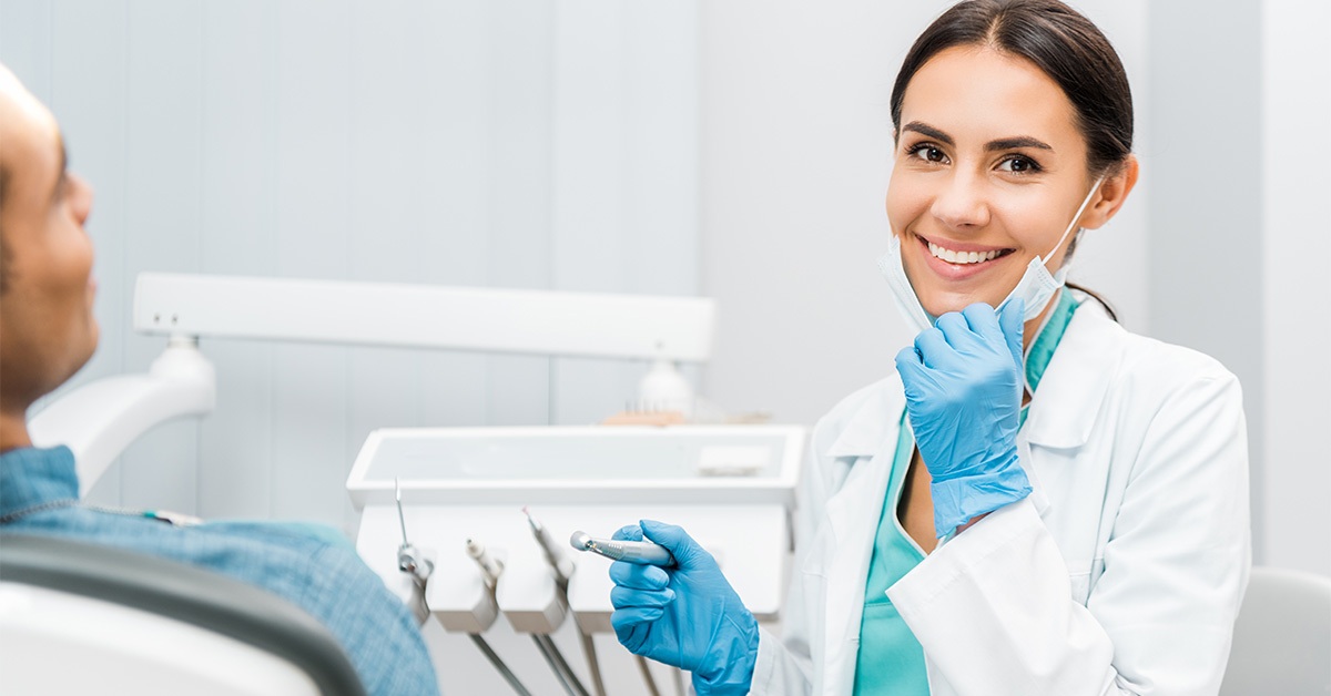 A dentist