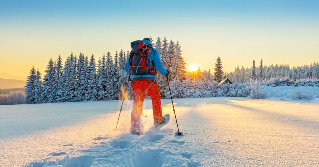 Snowshoeing